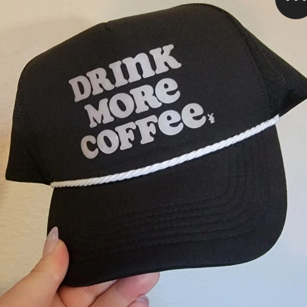 The Official Dutch Bros Trucker Hat NEW Black and White 🎩🤠 Limited Edition